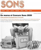 En marxa el Concurs Sons 2020