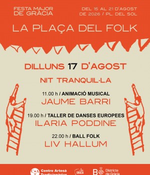 ​La Plaça del Folk 2026 - 22ª edició - 17 d'agost