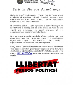 Serà un dia que durarà anys
