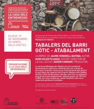 Cartell Presentació músiques Tabalers del Barri Gòtic (2)