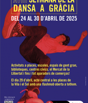 XVIII Cartell Setmana de la Dansa a Gracia